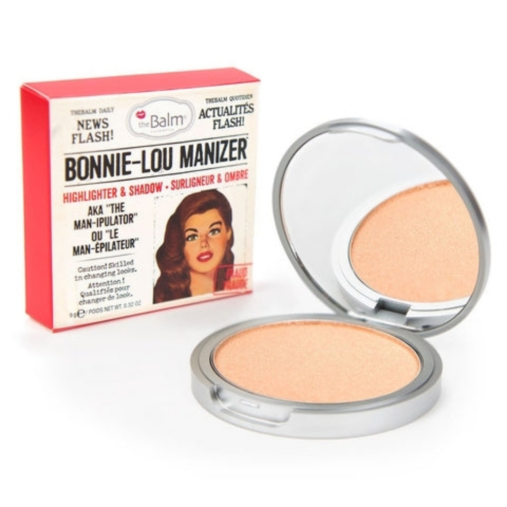 NEW theBalm Bonnie-Lou Manizer Gilded Highlighter Shadow Champagne Gold Metallic
